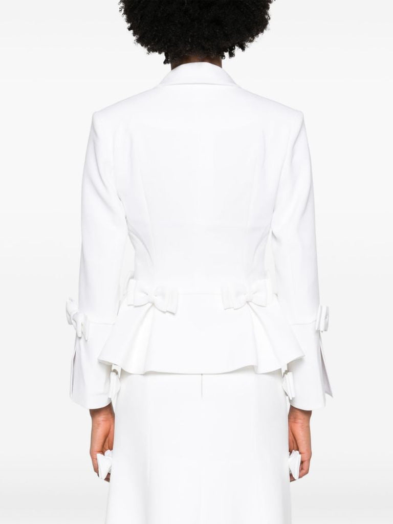 White Sanna Silk Blazer
