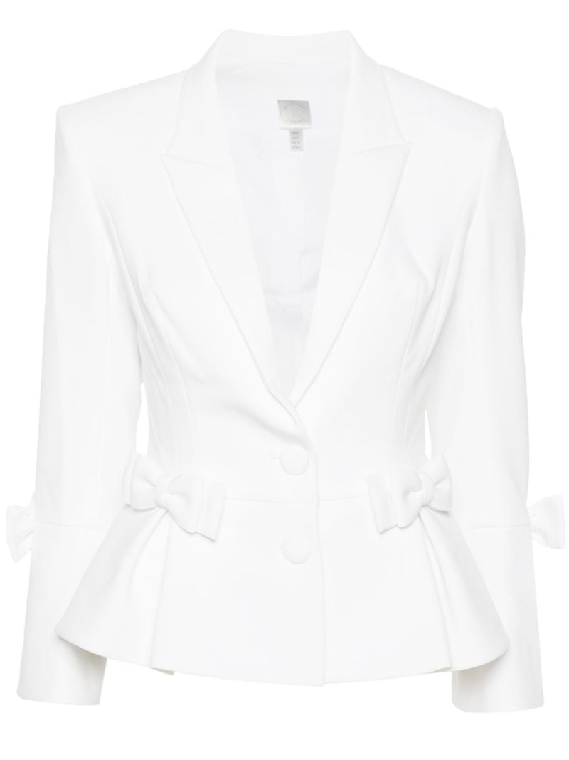 White Sanna Silk Blazer