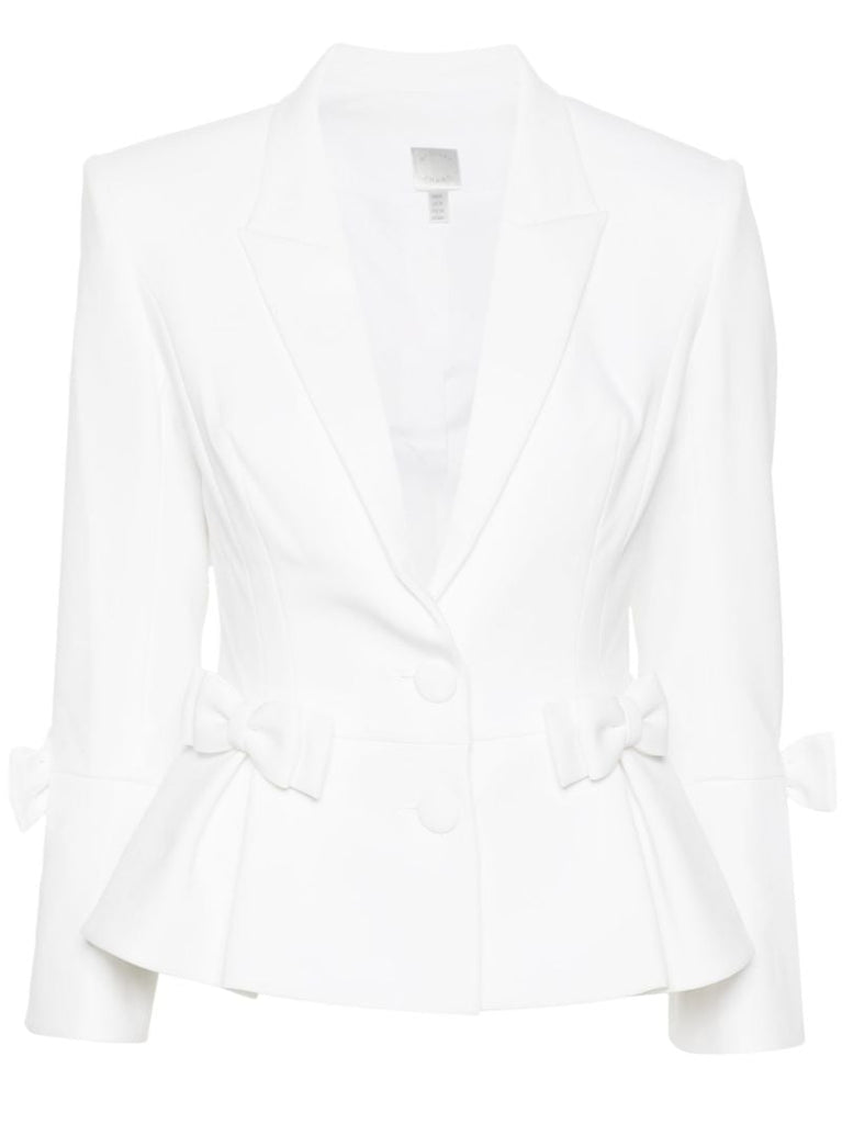 White Sanna Silk Blazer