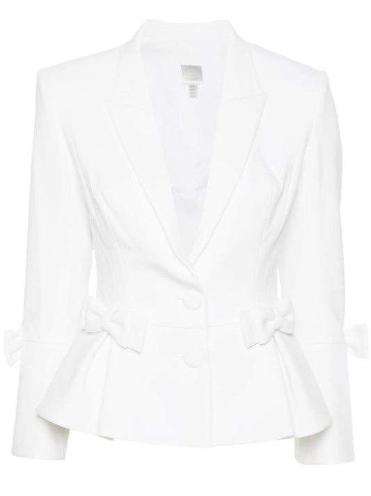 White Sanna Silk Blazer