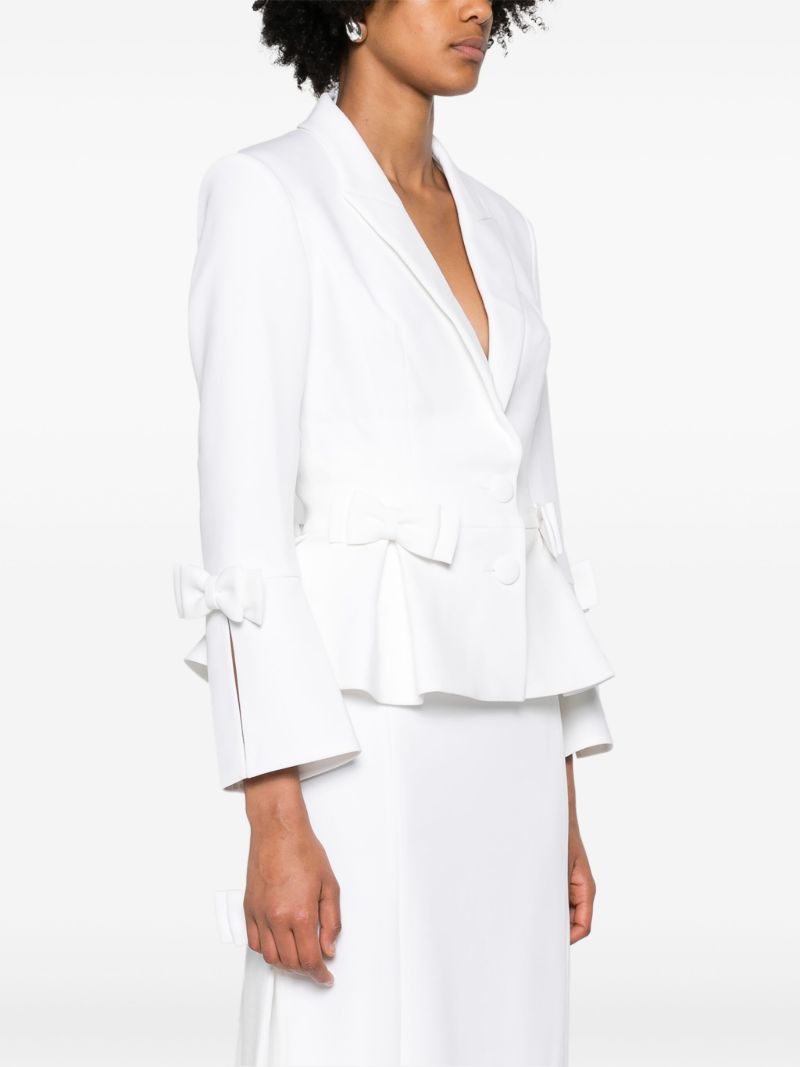 White Sanna Silk Blazer