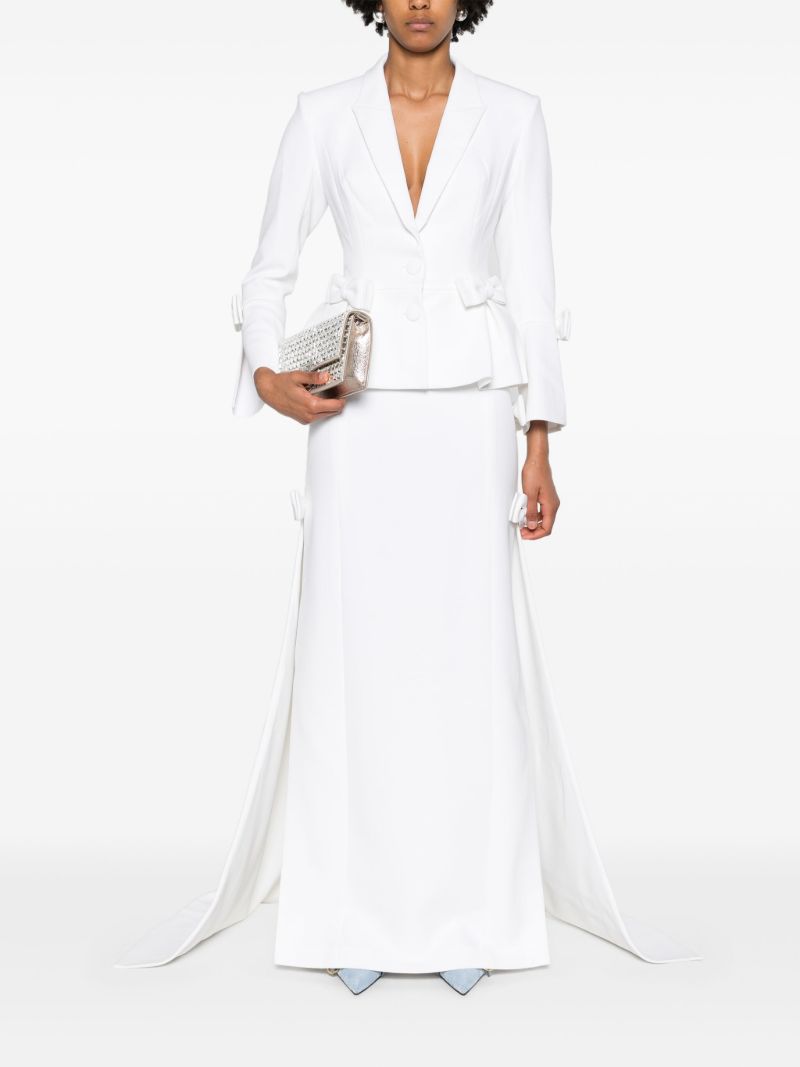 White Sanna Silk Blazer