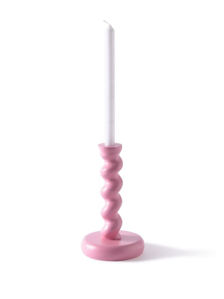 Pink Twister Candle Holder