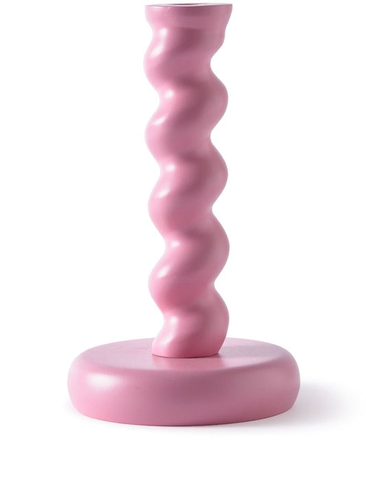 Pink Twister Candle Holder
