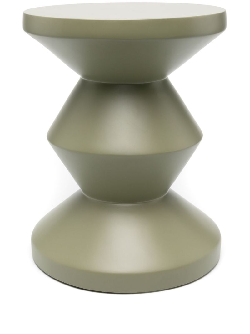 Green Outdoor Zig Zag Stool