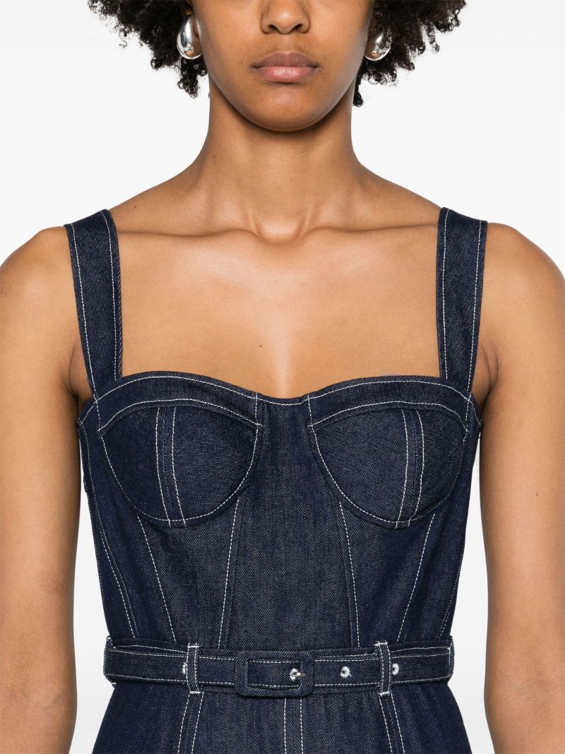 Blue Huang Midi Denim Dress