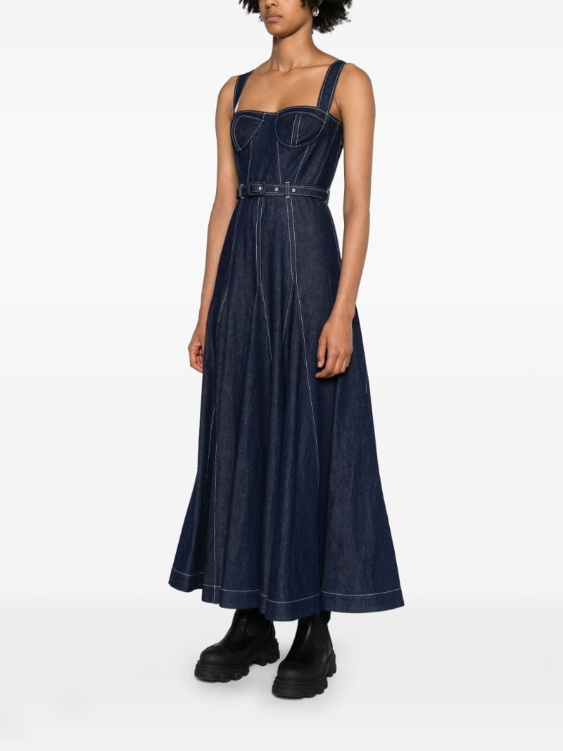 Blue Huang Midi Denim Dress