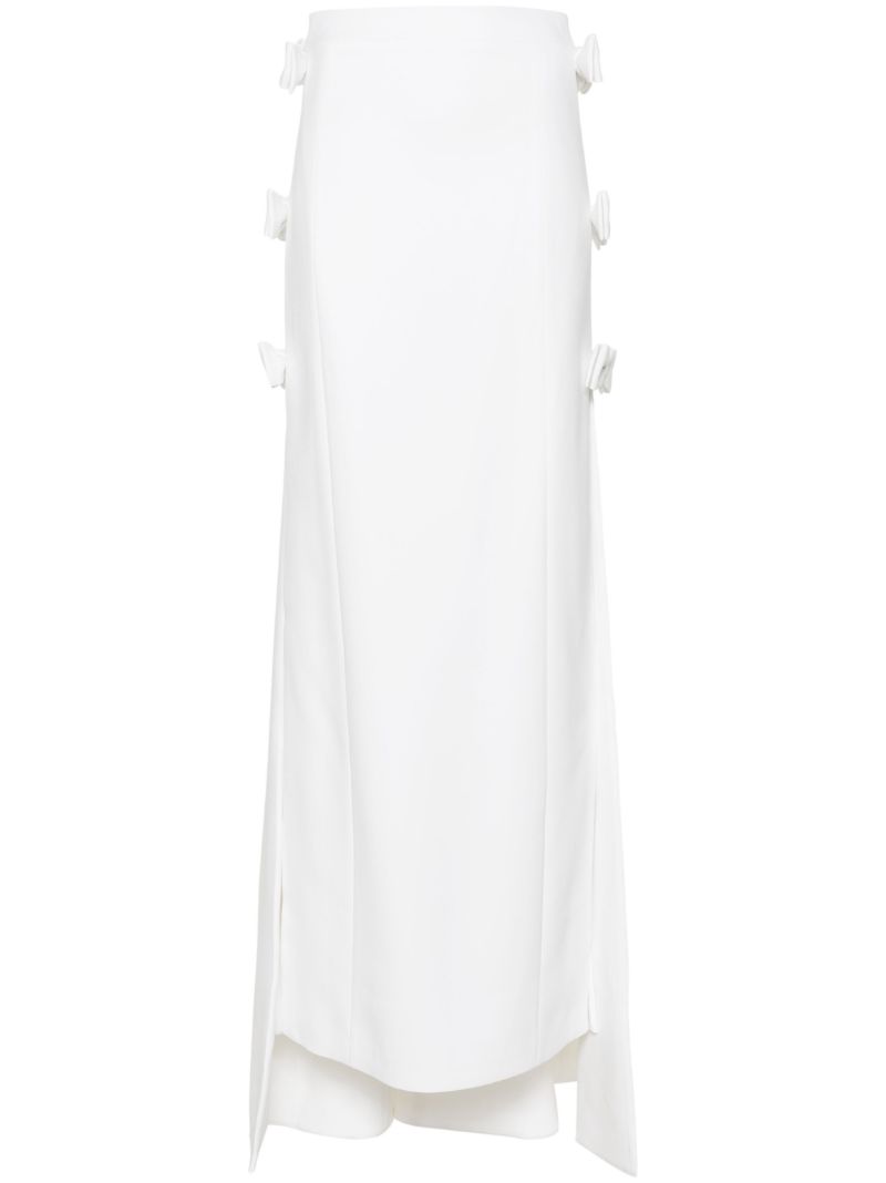 White Sabina Floor-length Skirt