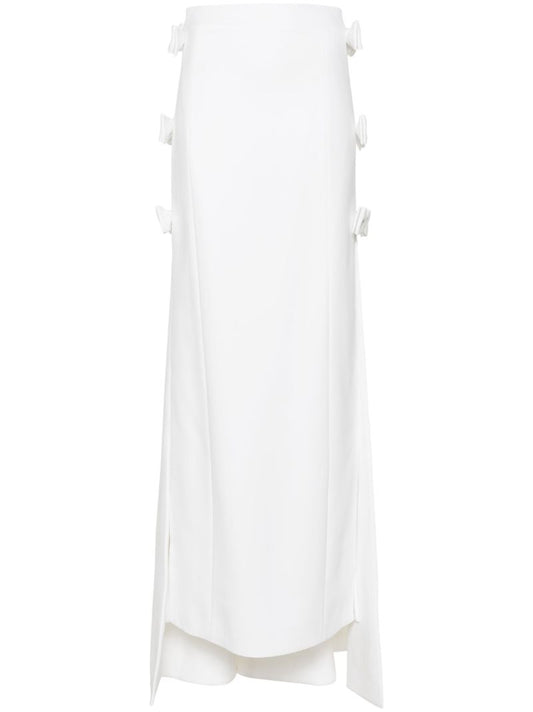 White Sabina Floor-length Skirt