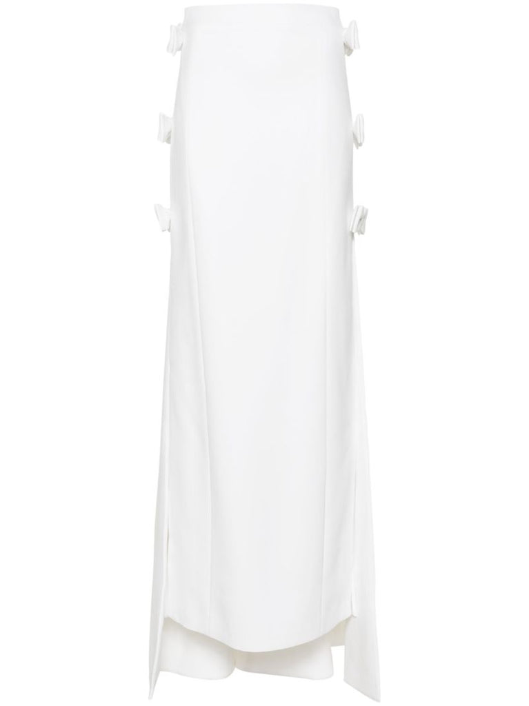 White Sabina Floor-length Skirt