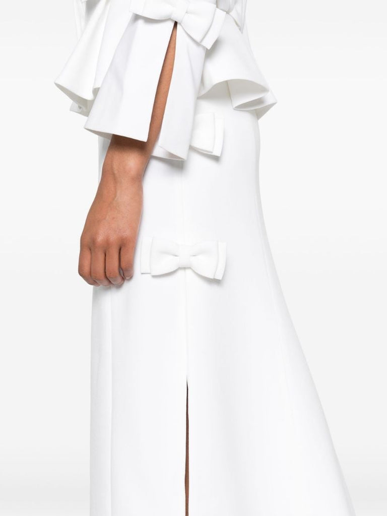 White Sabina Floor-length Skirt