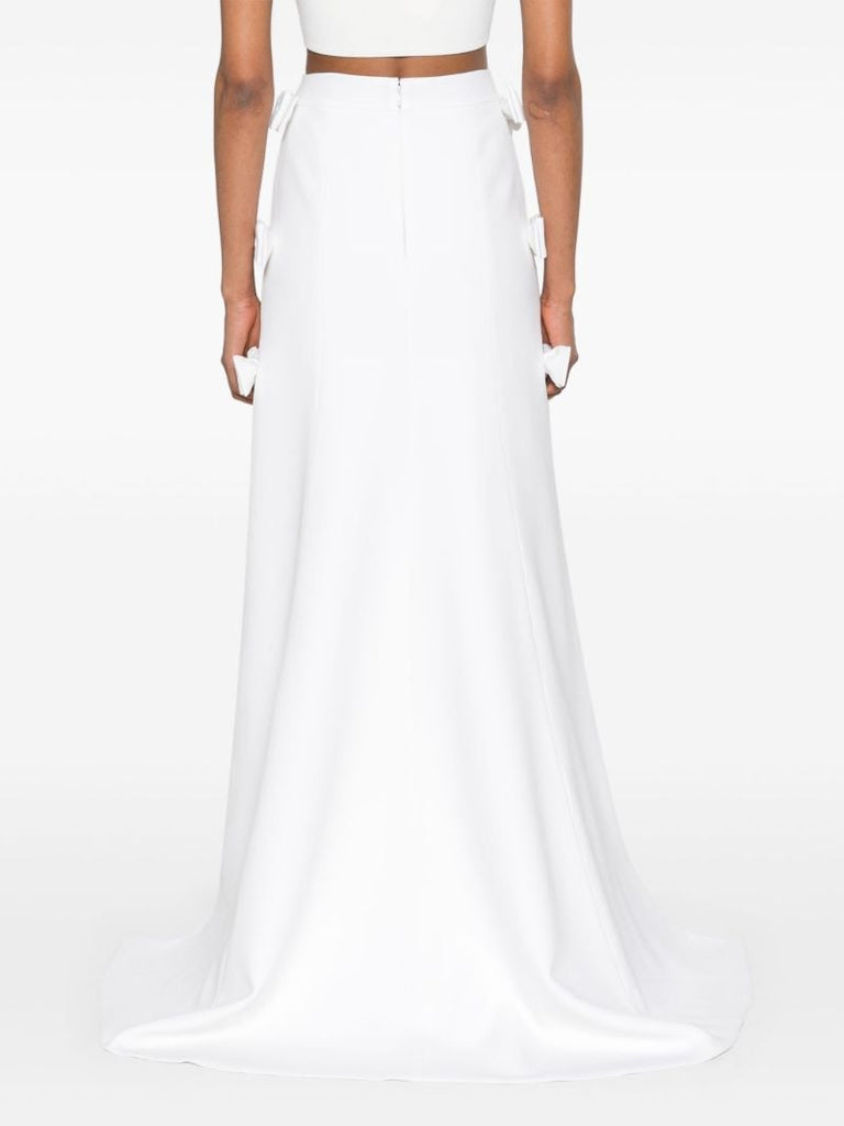 White Sabina Floor-length Skirt