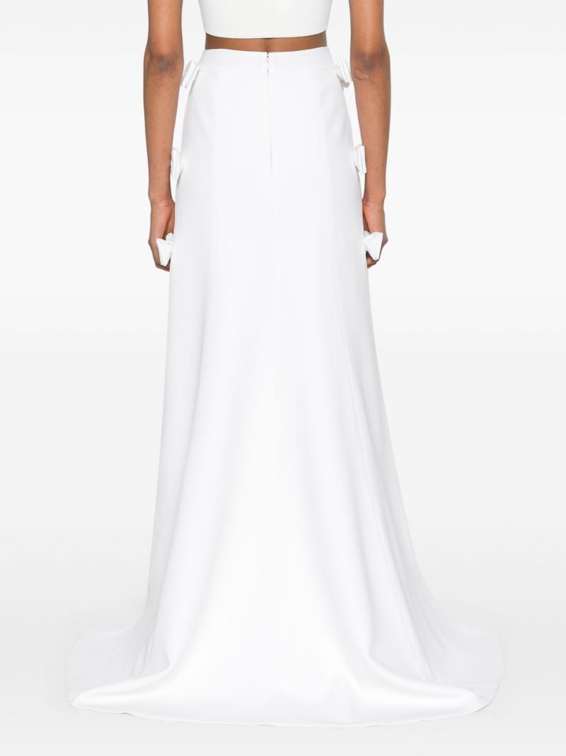 White Sabina Floor-length Skirt