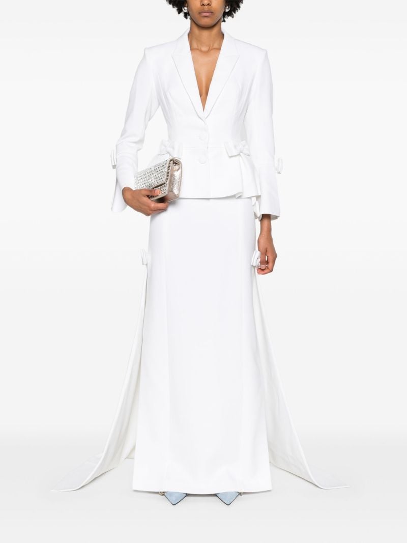 White Sabina Floor-length Skirt