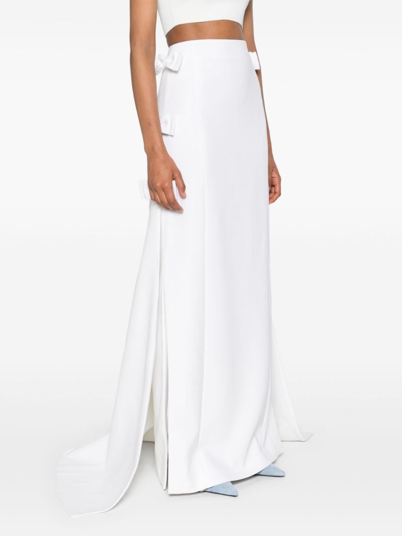 White Sabina Floor-length Skirt