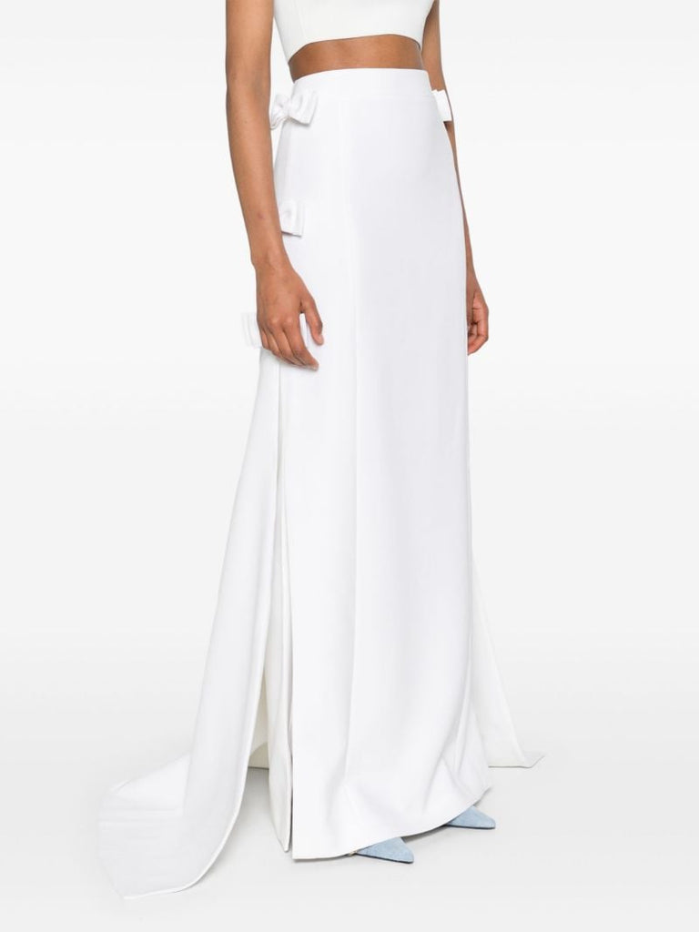 White Sabina Floor-length Skirt