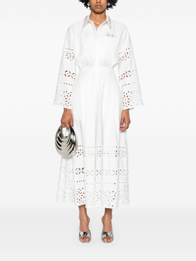 White Logan Embellished Shirt