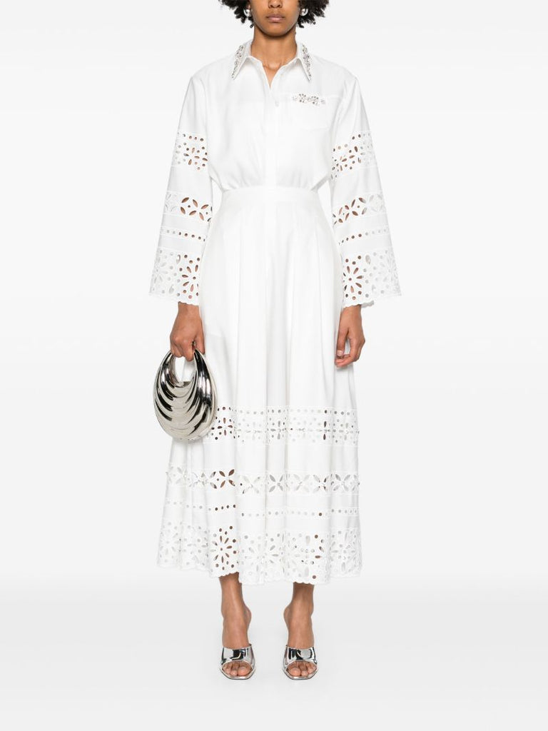 White Logan Embellished Shirt