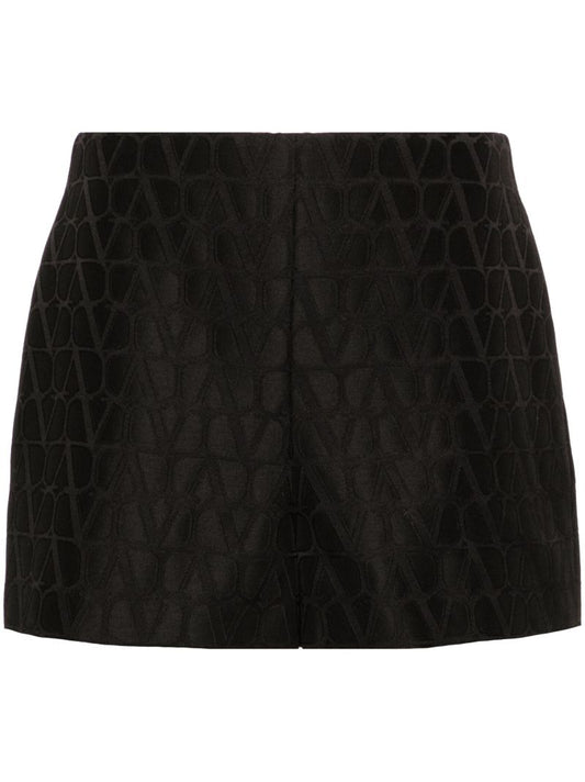 Black Toile Iconographe Jacquard Shorts