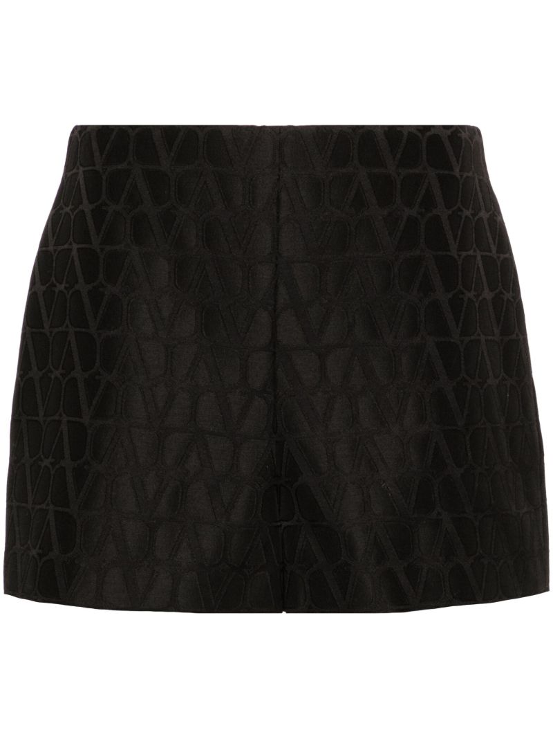 Black Toile Iconographe Jacquard Shorts