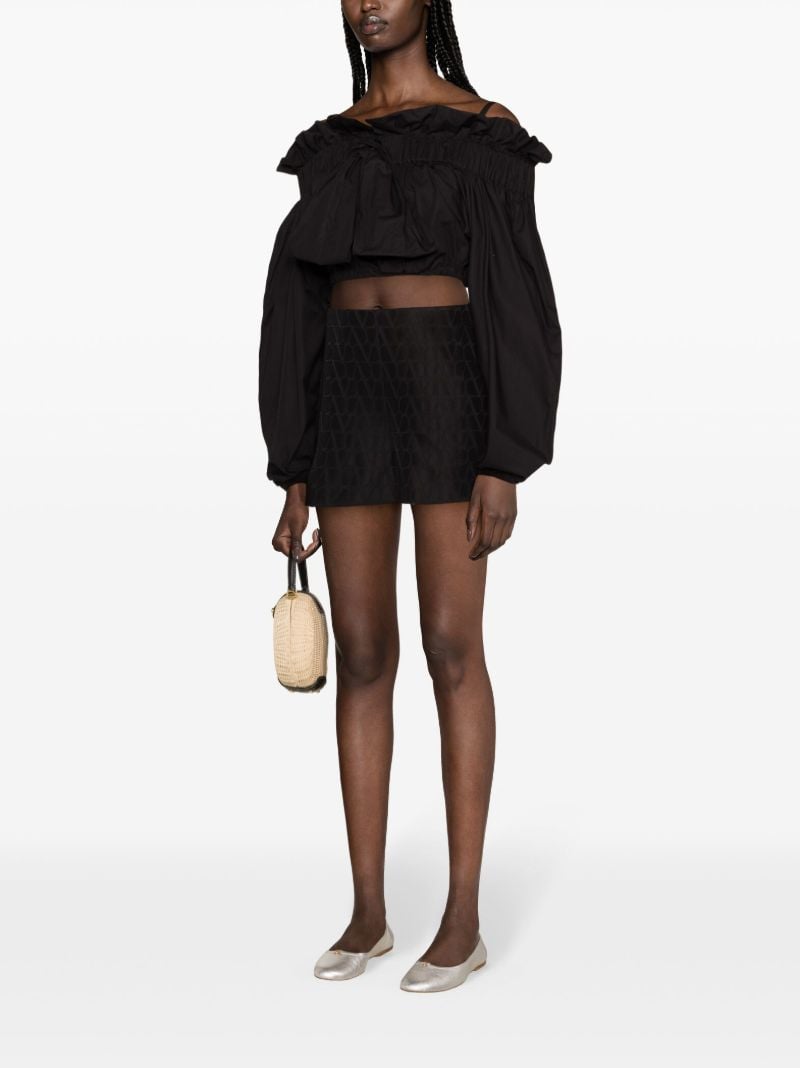 Black Toile Iconographe Jacquard Shorts