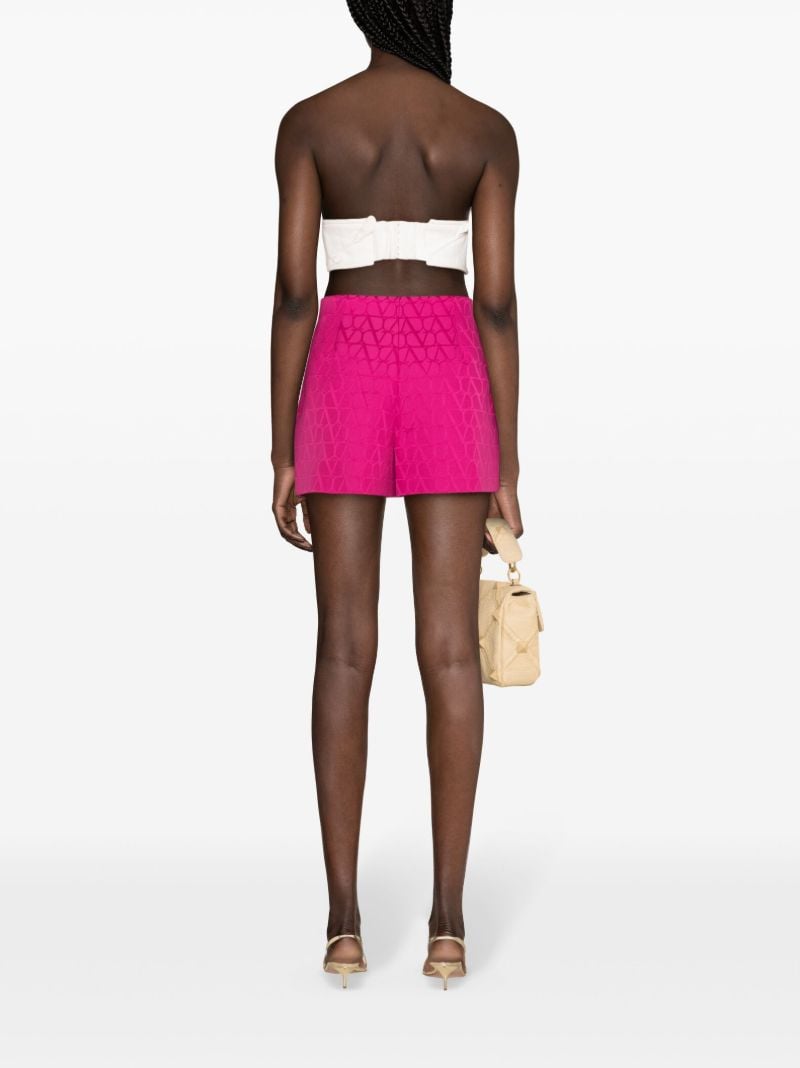 Pink Vlogo Jacquard Tailored Shorts