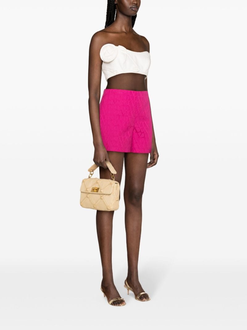 Pink Vlogo Jacquard Tailored Shorts
