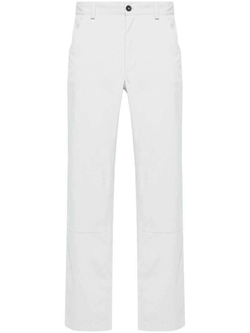 Grey Tech Canvas Trousers