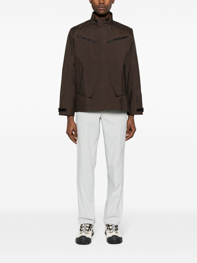 Grey Tech Canvas Trousers