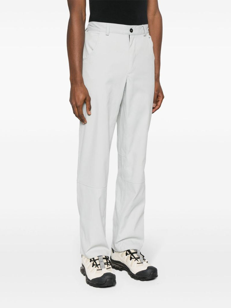 Grey Tech Canvas Trousers