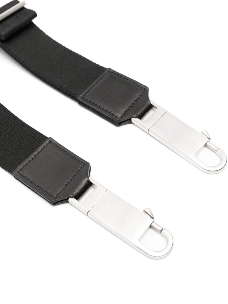 Black Porterville Cotton Shoulder Strap