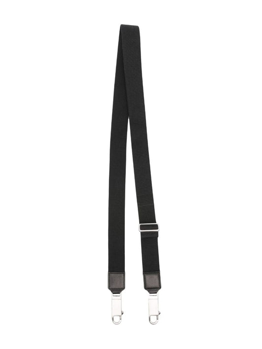 Black Porterville Cotton Shoulder Strap
