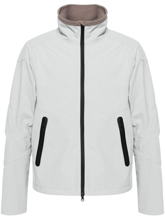 Grey Skeleton Canvas Windbreaker