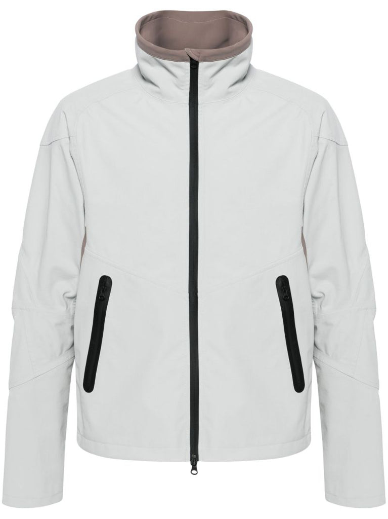 Grey Skeleton Canvas Windbreaker
