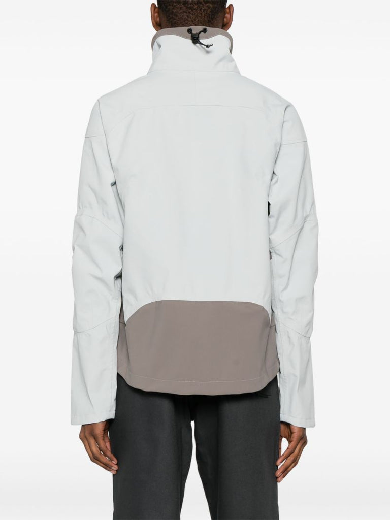 Grey Skeleton Canvas Windbreaker