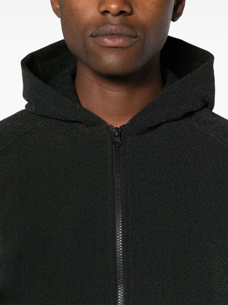 Black Ibq Long-sleeve Hoodie