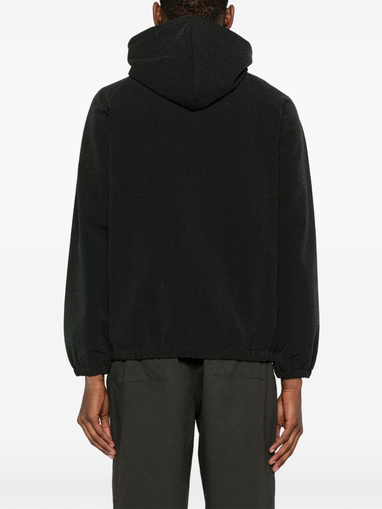 Black Ibq Long-sleeve Hoodie