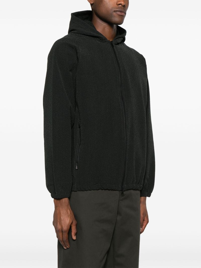 Black Ibq Long-sleeve Hoodie