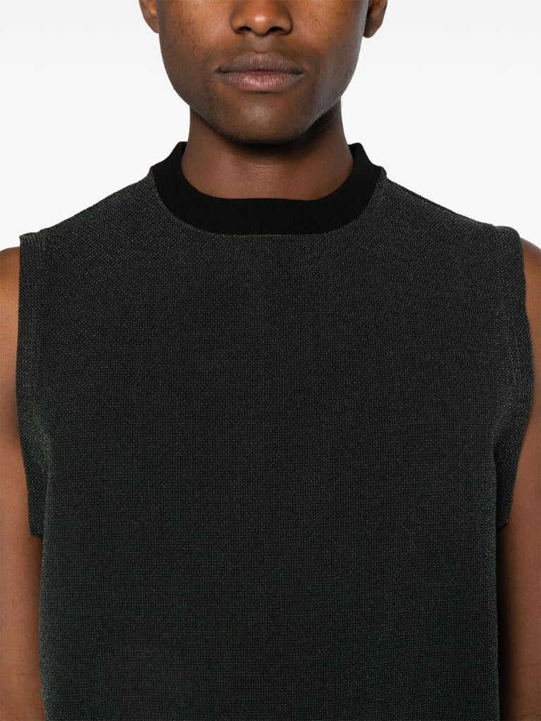 Black Ibq Factory Cotton Vest