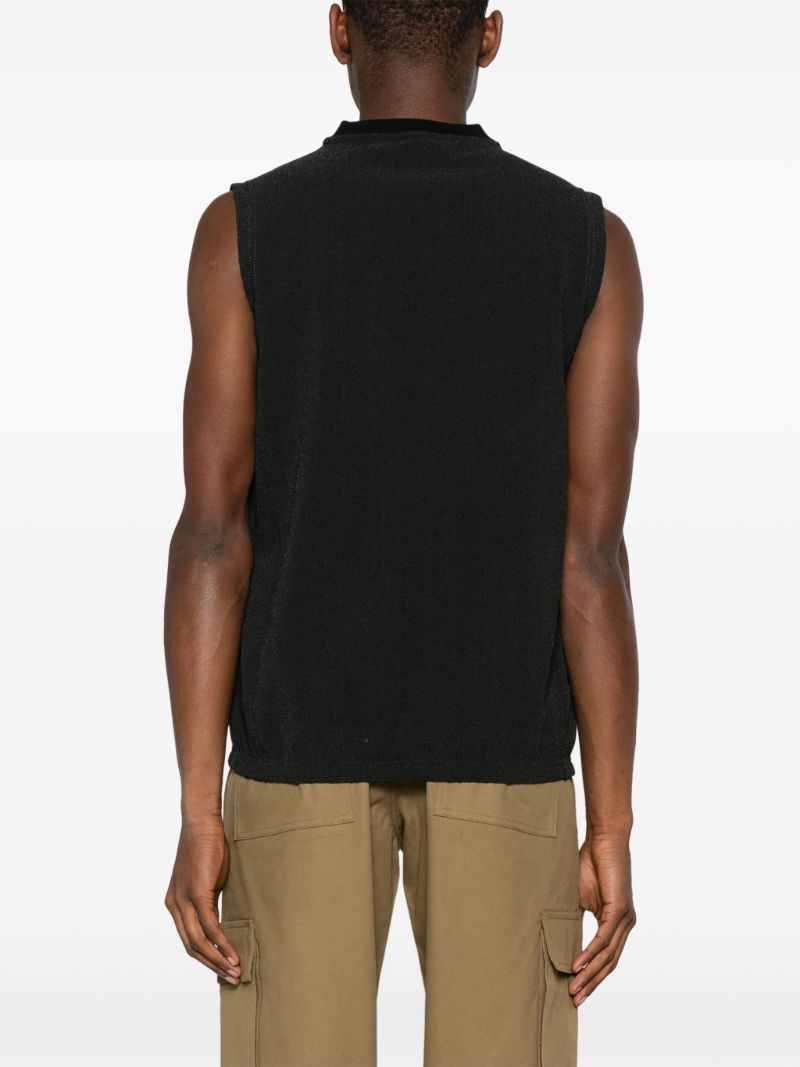 Black Ibq Factory Cotton Vest