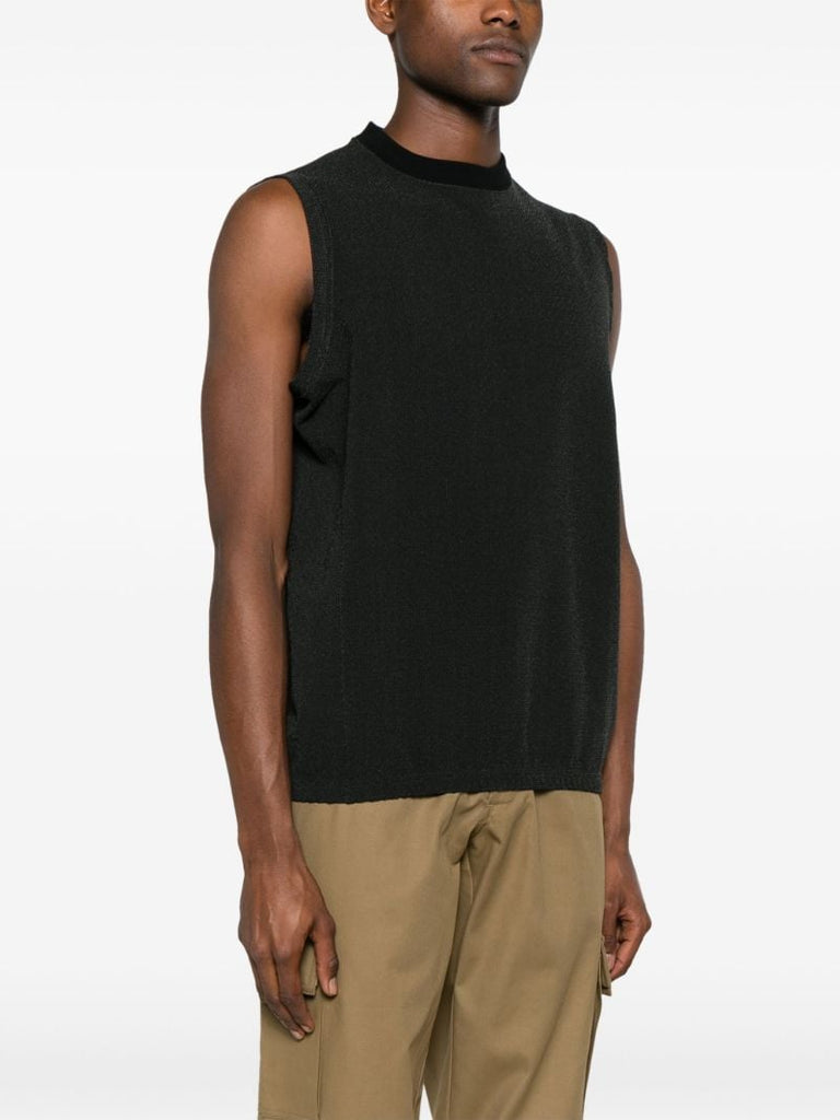 Black Ibq Factory Cotton Vest