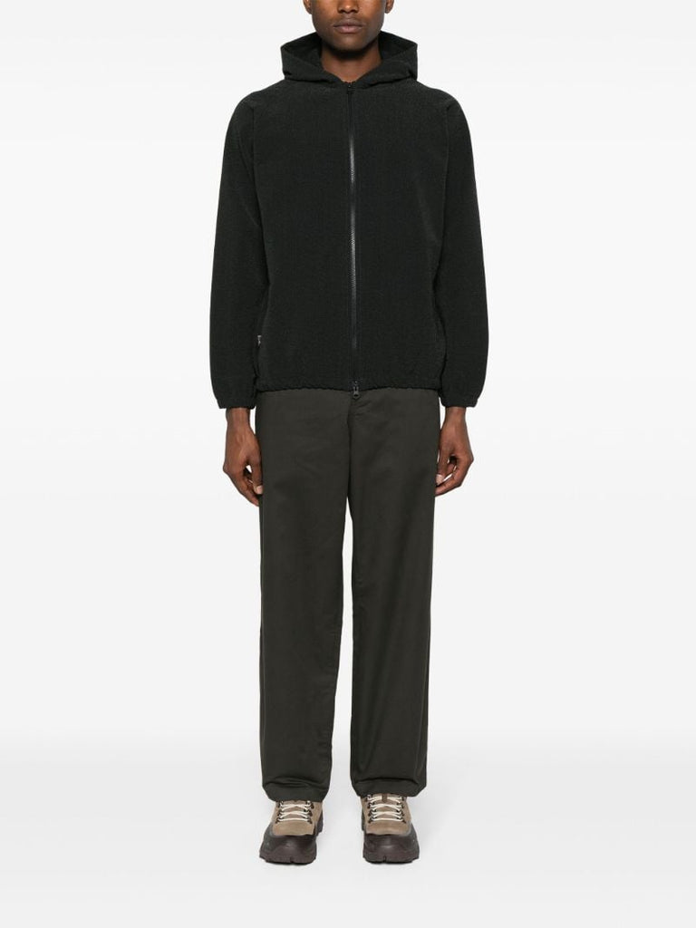 Brown Straight-leg Cotton Trousers