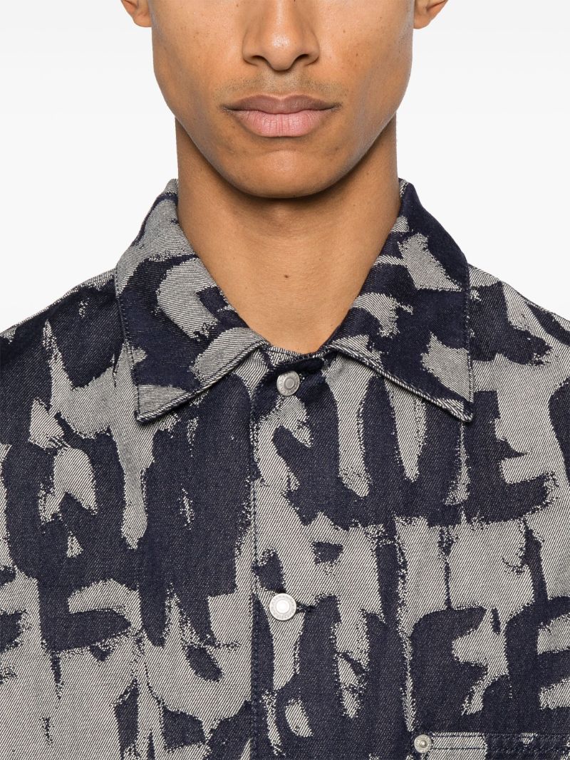 Graffiti Denim Shirt