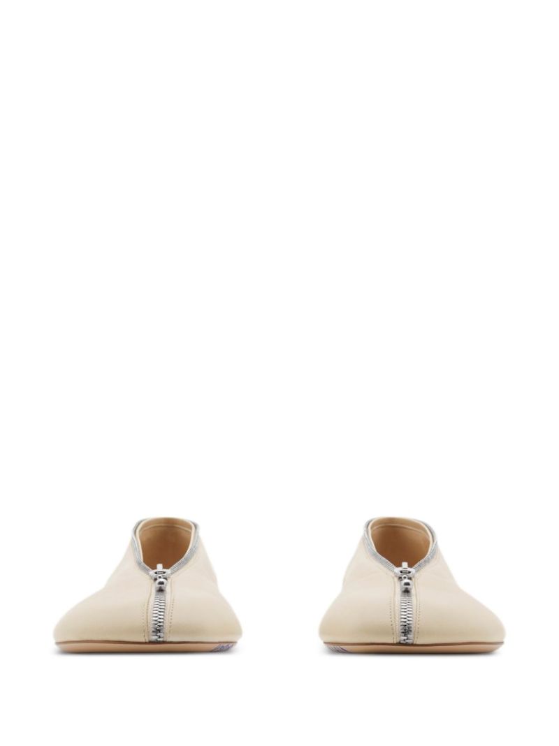 Sadler Zip Ballet Flats