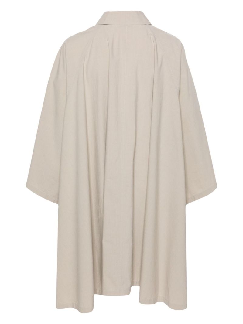 Neutral Leins Cotton Trench Coat
