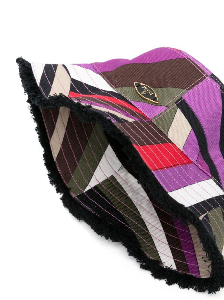 Iride-print Bucket Hat
