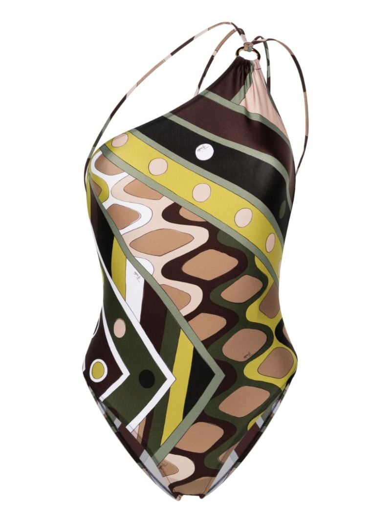 Brown Vivara Print Swimsuit