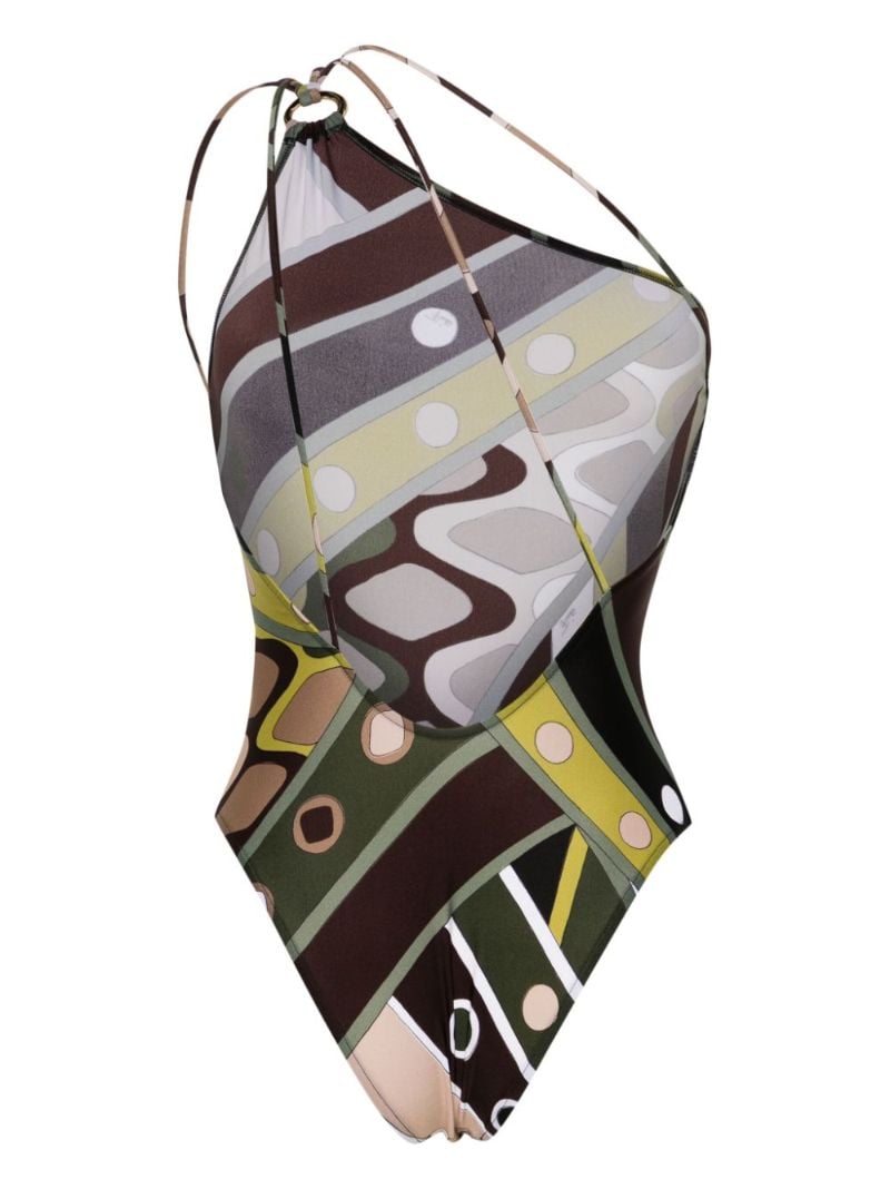 Brown Vivara Print Swimsuit