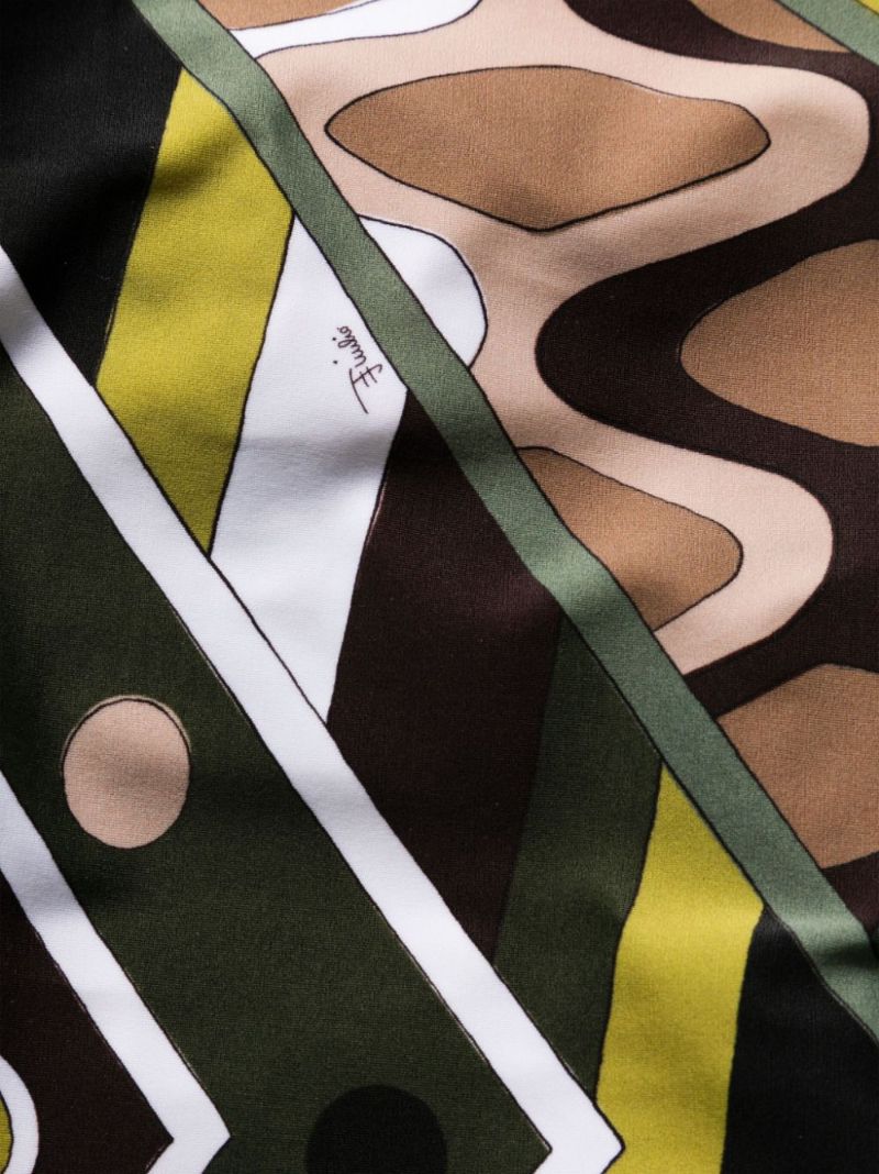 Brown Vivara Print Swimsuit