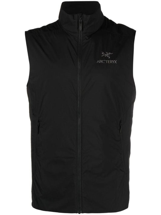 Black Atom Zipped Gilet